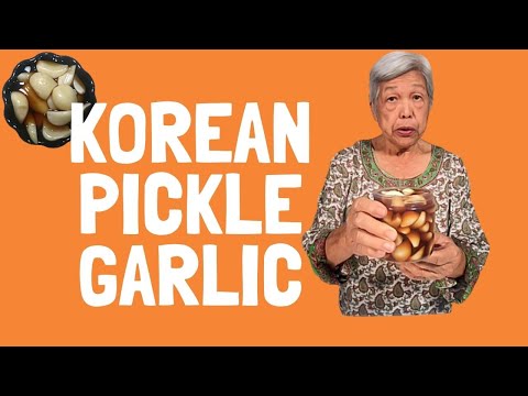 Korean Pickled Garlic 🧄 | Best garlic without the spicy hot taste