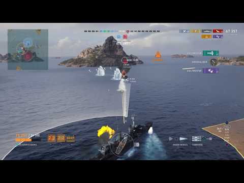 World of Warships Legends - KÖNIGSBERG - Tier 4 - 360° Feuer! [gameplay/ deutsch]