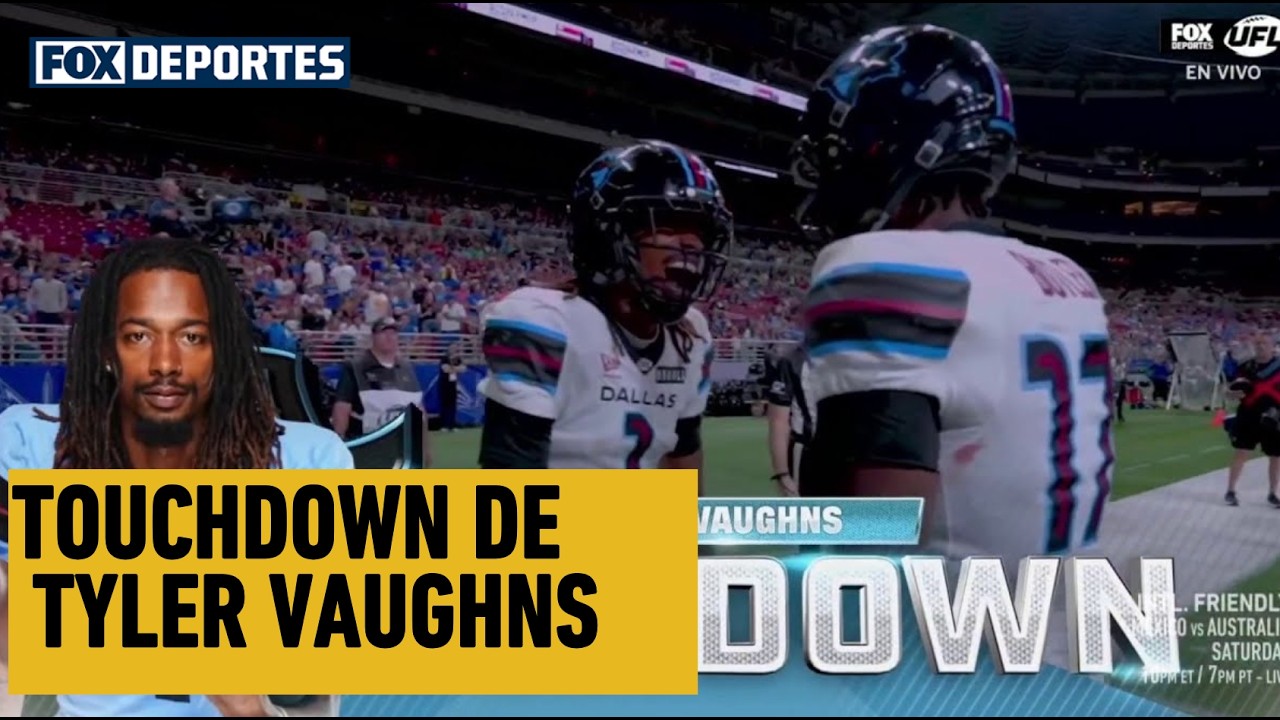 😲💥 TOUCHDOWN DE TYLER VAUGHNS | Dallas Renegades 13-6 St. Louis Battlehawks | UFL 2026.