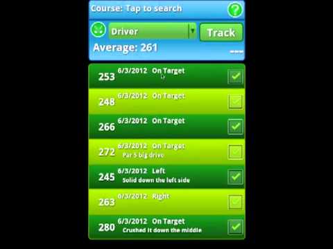 Golf Shot Tracker - Golf GPS Video