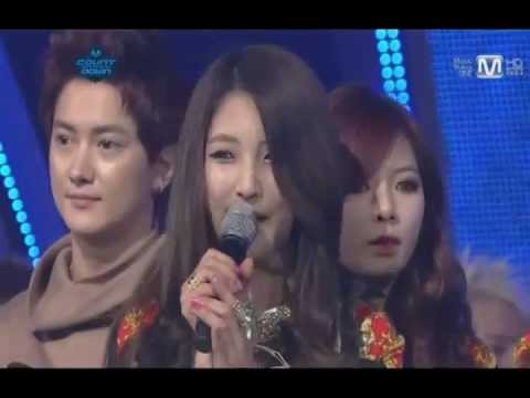 [050412] 4Minute wins #1 [M! Countdown]