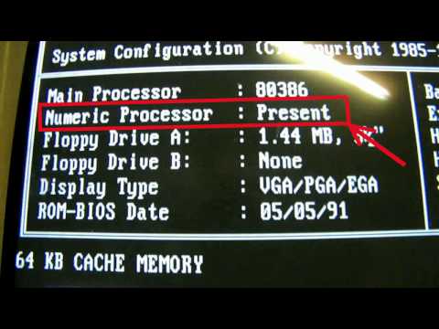 AMD Am386 with ULSI 387 DX-40 Coprocessor