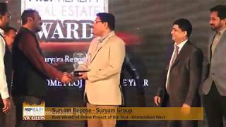 Winner of Prop Reality Real Estate Awards 2017- SURYAM REPOSE, SURYAM GROUP, AHMEDABAD.