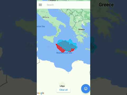 Czechia🇨🇿vs Serbia🇷🇸size comperison let's see!😲🤗🤤#shorts #geography #map #viral #earth