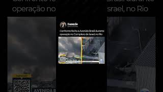 Confronto fecha a Avenida Brasil durante operação no Complexo de Israel, no Rio