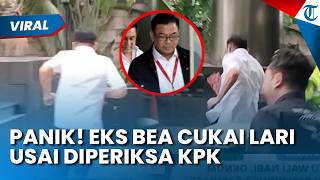 Eks Pejabat Bea Cukai Kabur seusai Diperiksa KPK, Ahmad Dedi Lari Hindari Pertanyaan Wartawan