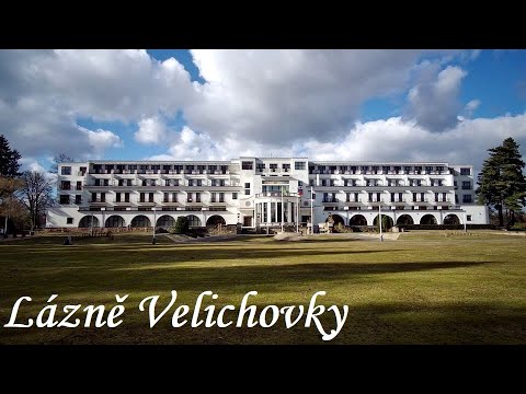 Lázně Velichovky, procházka areálem.