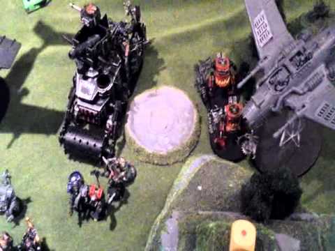 Orks vs Corsairs Eldar 1500 pts