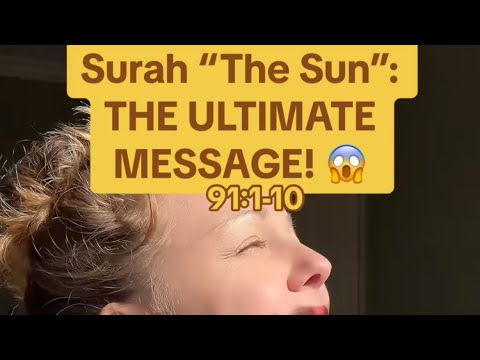 Surah Ash-Shams: The Ultimate Message! A Revert’s Reaction 🤯  #quran #muslimcontent #foru 