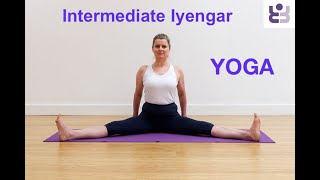 Intermediate Iyengar Yoga - Use the body weight to open
