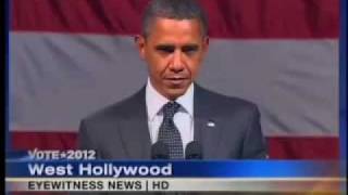 WATCH OBAMA'S FACE FREEZE - 'ANTICHRIST SPIRIT' CONFRONTED!