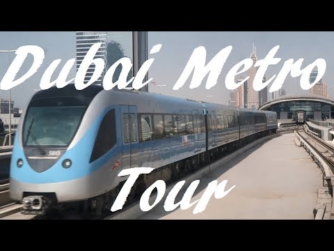 Tour do Metrô de Dubai - linhas e principais estações