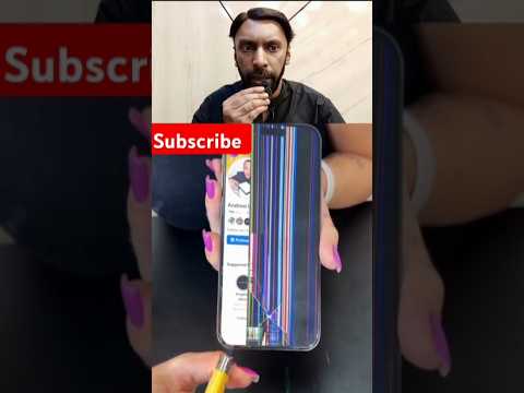 Can a Lighter Fix a Broken Mobile Screen? Watch and Decide Real or Fake? #shorts