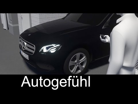 Remote Parking Pilot Assist demonstration with new Mercedes E-Class 2017 E-Klasse - Autogefühl