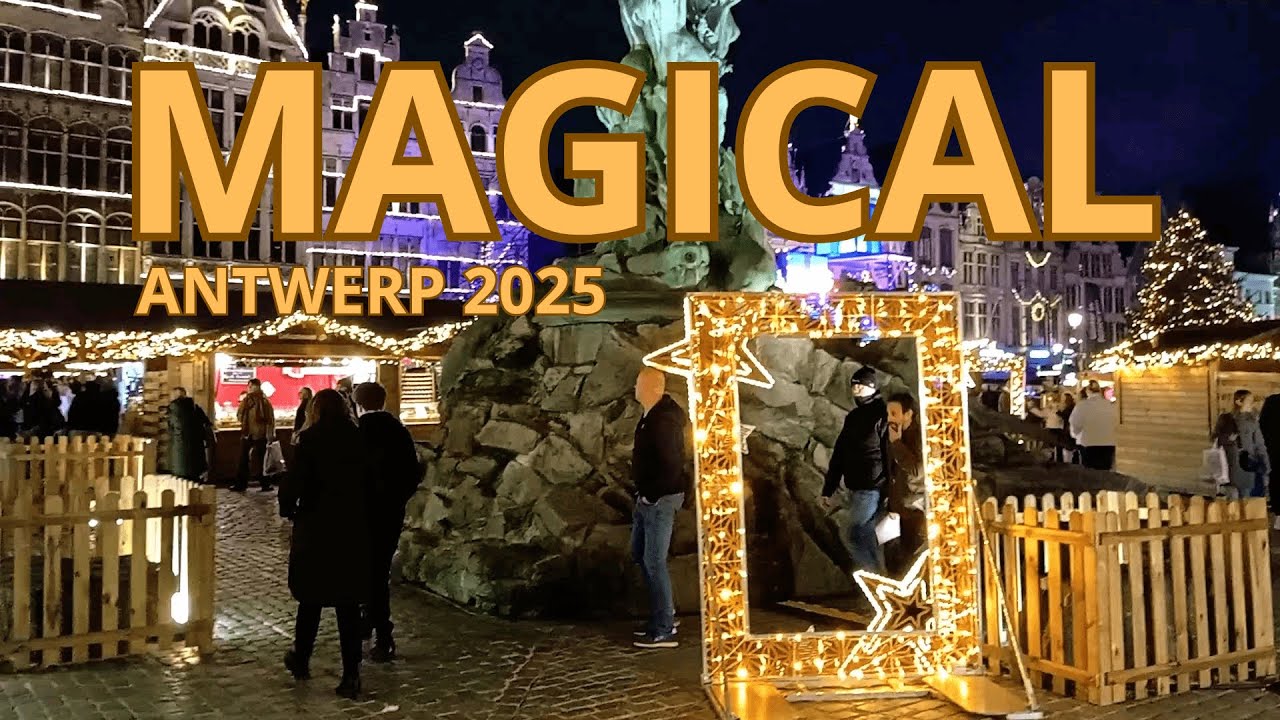 Antwerp Christmas Market SESSION 2025 – Magical Winter Atmosphere [HD Slow TV]