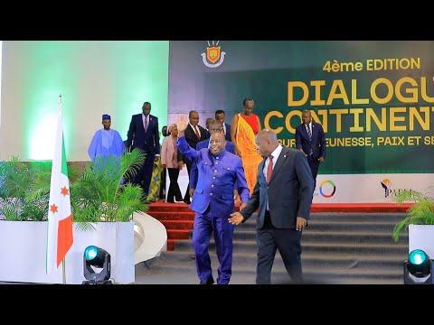 S.E Evariste Ndayishimiye arashitse muri DIALOGUE CONTINANTAL sur la Jeunesse,Paix et Securité 4è Ed