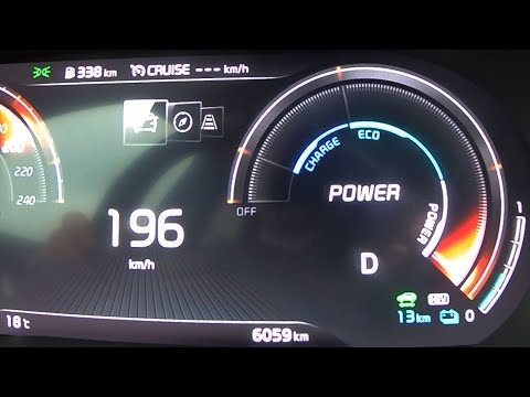 Tachovideo KIA XCeed 1.6 GDI PHEV  0-100 kmh kph 0-60 mph Beschleunigung Acceleration