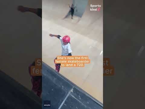 13-year-old skateboarder first female to land 720