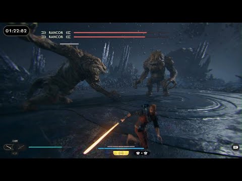 STAR WARS Jedi: Survivor - Double Rancor Challenge / Easy method - Coruscant - READ DESCRIPTION!!