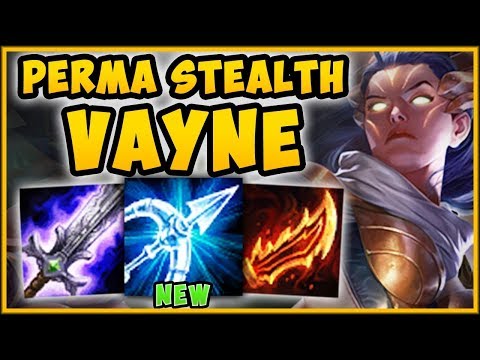 WTF! NEW VAYNE R BUFF GIVES PERMA INVISIBILITY? NEW VAYNE SEASON 9 TOP GAMEPLAY! - League of Legends
