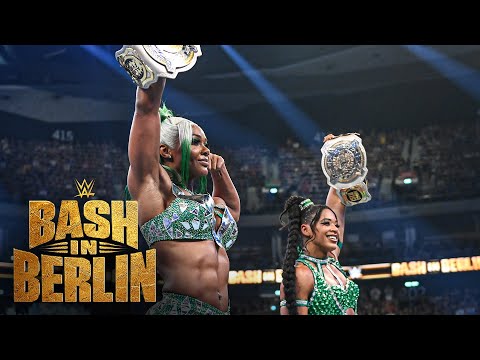 Bianca Belair & Jade Cargill win the WWE Women's Tag Team Title: WWE Bash in Berlin 2024 highlights