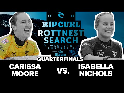 Carissa Moore vs. Isabella Nichols HEAT REPLAY Rip Curl Rottnest Search presented by Corona Quarters