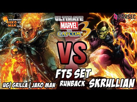 UMVC3 Parsec FT5 Set Runback (4th Set) - UG| Jako Man VS Skrullian
