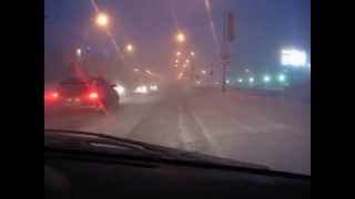 preview picture of video 'Surgut, Winter, -42°C'