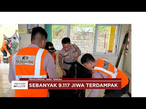 PRESISI UPDATE : BRIMOB POLRI BANTU EVAKUASI KORBAN BANJIR LONGSOR DI JAWA TENGAH 23/01/2025 21.00