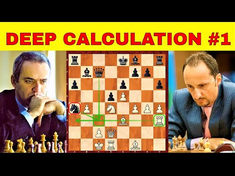 ALAMIN ANG MALALIM NA CALCULATION TECHNIQUE SA GAME NA ITO || GM Kasparov- GM Topalov 2001 #163