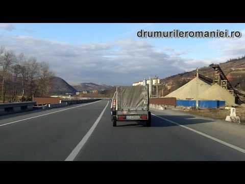 DN6 E70 Centura Mehadia, spre Caransebes, ian 2012