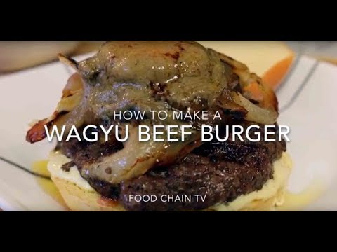 How to cook a wagyu beef burger with black truffle...