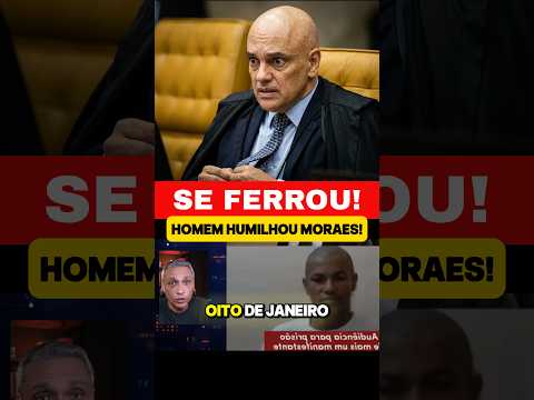 CORAGEM INCRÍVEL! PRESO ENFRENTA MORAES EM AUDIÊNCIA!