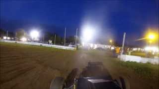 preview picture of video 'MSC Vintage modifieds, Chilton July 3, 2013 gopro view Pat Jones heat race'