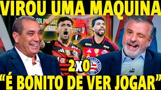 "É BONITO DE VER O FLAMENGO JOGAR.." VIROU UMA MÁQUINA! PASCOAL E ZINHO SE RENDEM AO FLAMENGO!