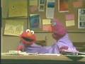 Sesame Street Telly And Elmo At The 2 Headed Monster School