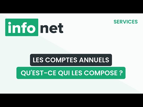 Les comptes annuels, qu'est-ce qui les compose ? (définition, aide, lexique, tuto, explication)