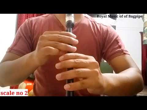 Scale no 12|Bagpipe Exercise no 12|Learn how to play scale no 12 on chanter|royal music of Bagpipe 🎵