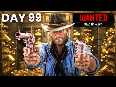 I Spent 100 Days as the most WANTED MAN in Red Dead Redemption 2