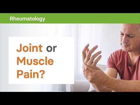 Joint or Muscle Pain?