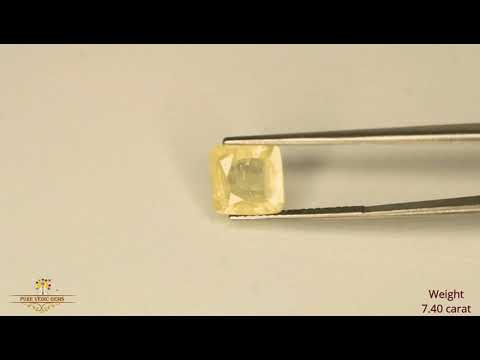 Yellow Sapphire 7.40ct. (Super Premium) video