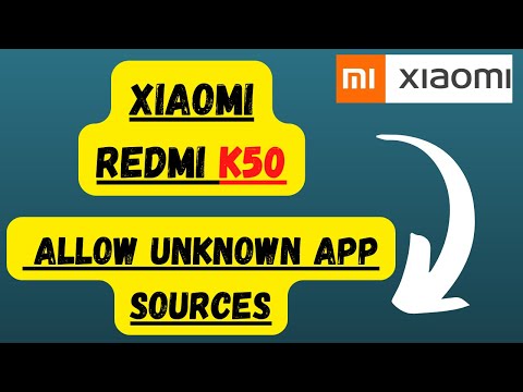 How to Allow Unknown Sources in XIAOMI Redmi K50 – Enable App Installation | K50 gaming