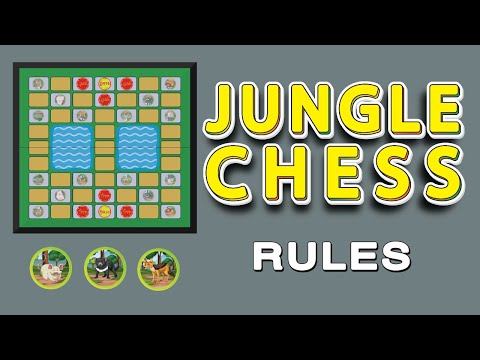 How to Play Jungle Chess?  Animal Chess Rules