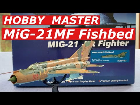 1/72 MiG-21MF Fishbed of The East German Air Force from HOBBY MASTER.