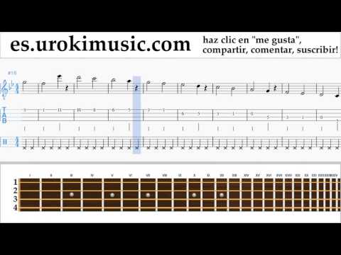 Como Tocar Banjo (Tenor irlandés) Lukas Graham - 7 Years Tablatura Parte#1 ejercicios um-i927