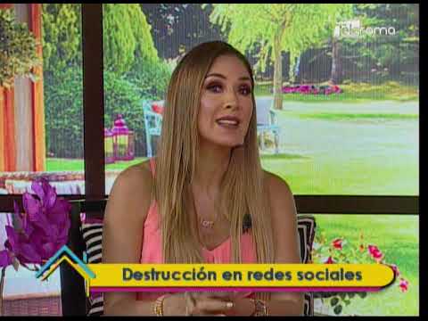 Destrucción en redes sociales