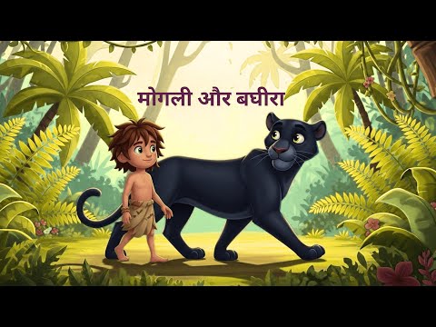 मोगली और बघीरा | The Jungle Boy | Mogli and Bagheera’s Jungle Adventure | Mogli