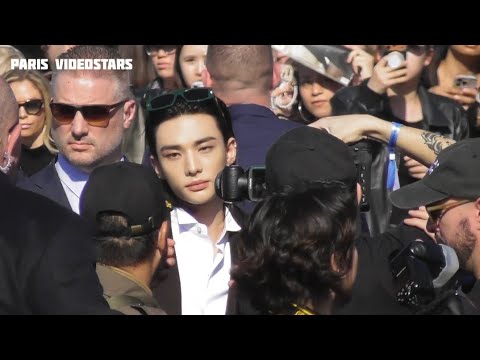 Hyunjin STRAY KIDS arrival at show Dior @ Paris Fashion Week 3 march 2026