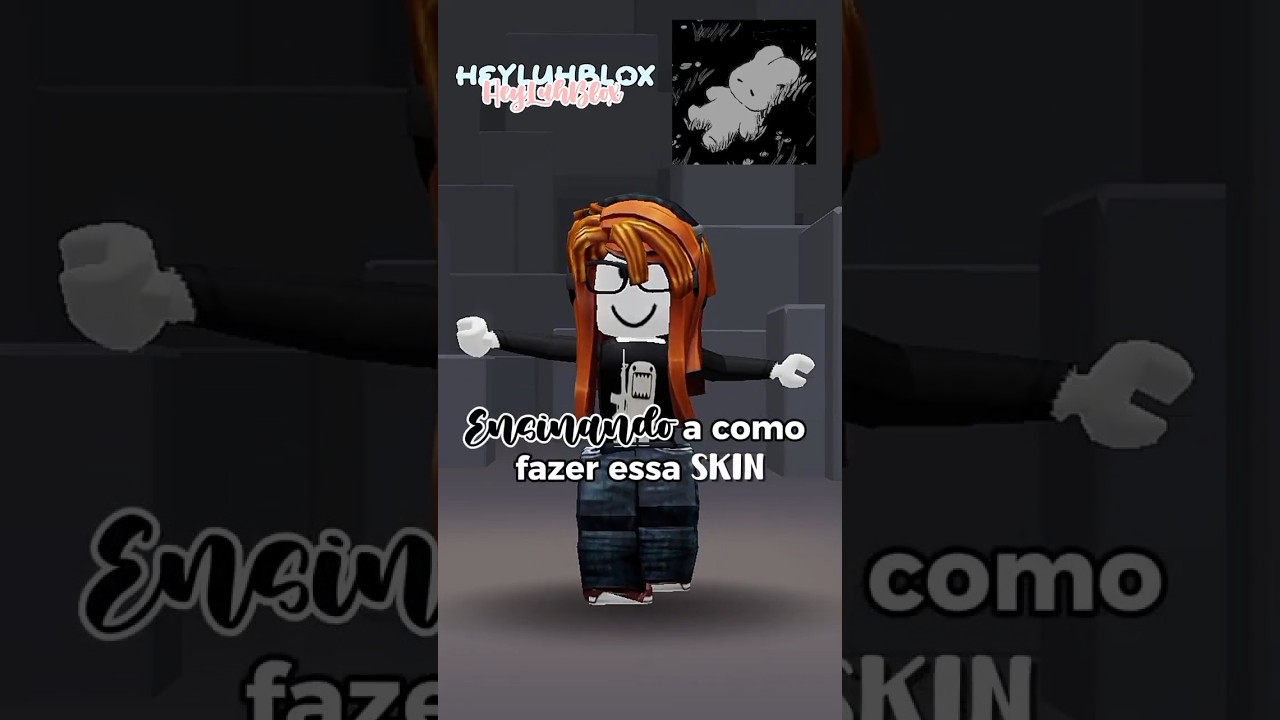 🖤IDEIA DE SKIN GRÁTIS NO ROBLOX !🖤 (mais informações na descrição)✨#roblox #tutorial #skinsgratis