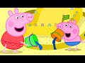 Peppa Pig Makes The Best Sand Castle Peppa Pig Official Family Kids Cartoon